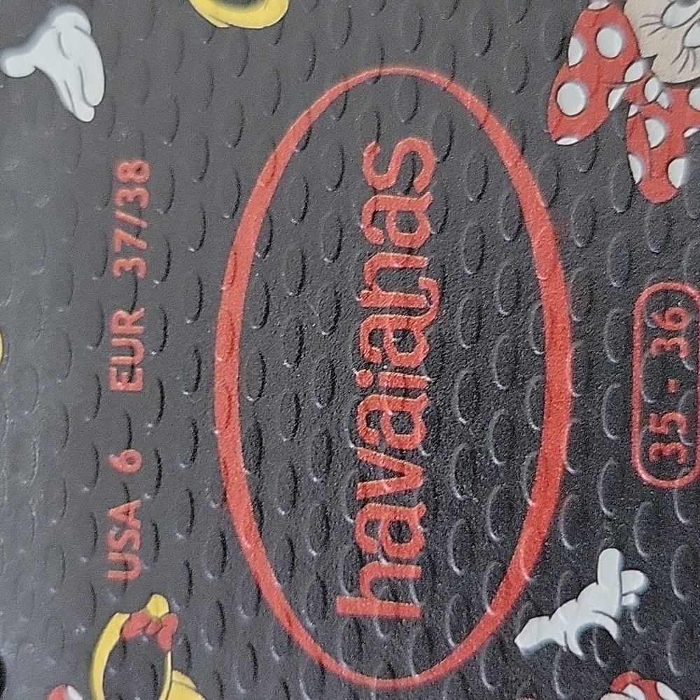 Disney Parks Flip Flop By Havaianas Minnie Mouse - Picture 11 of 12